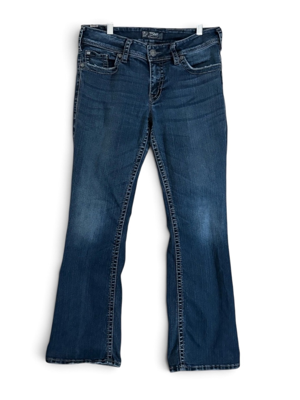 Silver Jeans Dark Blue Bootcut Jeans